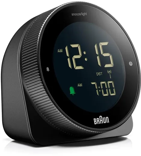 Braun digital Alarm Clock - black