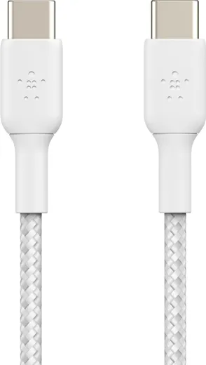 Belkin Boost Charge Braided USB-C to USB-C Cable 2m - white
