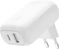 Belkin Boost Charge 42W USB-C PD + USB-A Dual Wall Charger - white