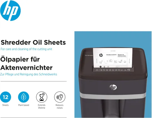 HP Shredder Oil Sheets