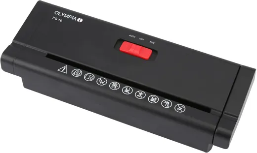 Olympia PS 16 Shredder - black