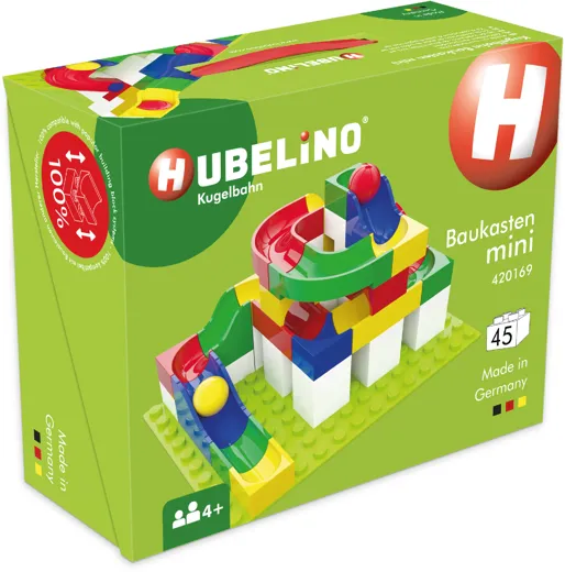 Hubelino Kugelbahn: Baukasten Mini [45 Teile]