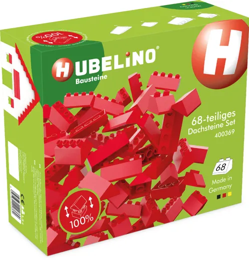 Hubelino Bausteine: Dachsteine Set [68 Teile]