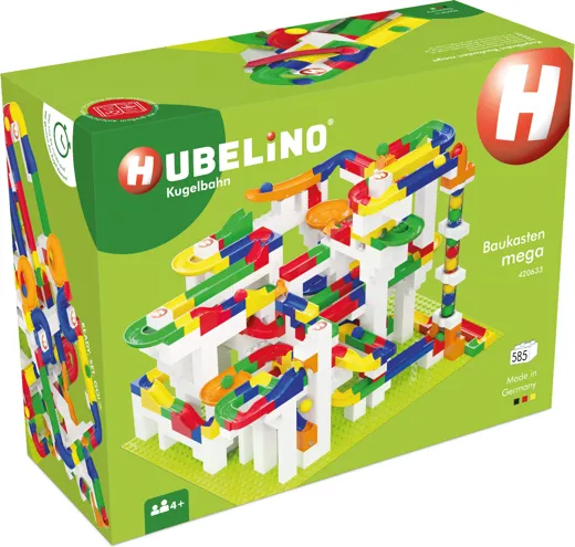 Hubelino Kugelbahn: Baukasten Mega [585 Teile]