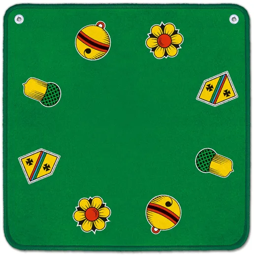 Jassteppich D [65 x 65 cm] - grün