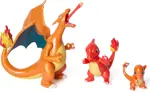 Pokémon: Salamèche + Reptincel + Dracaufeu - Evolution Multipack