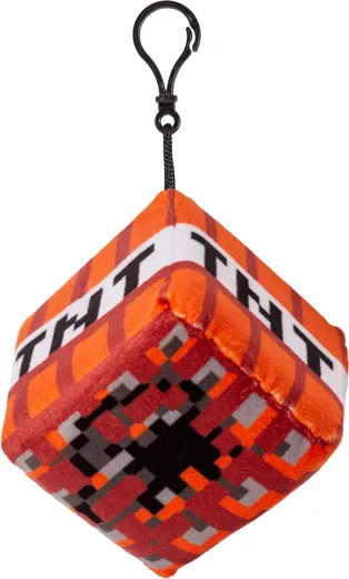 Minecraft: Clip-on TNT Plüsch [10 cm]