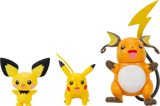 Pokémon Select Entwicklungs Multipack Pichu, Pikachu + Raichu