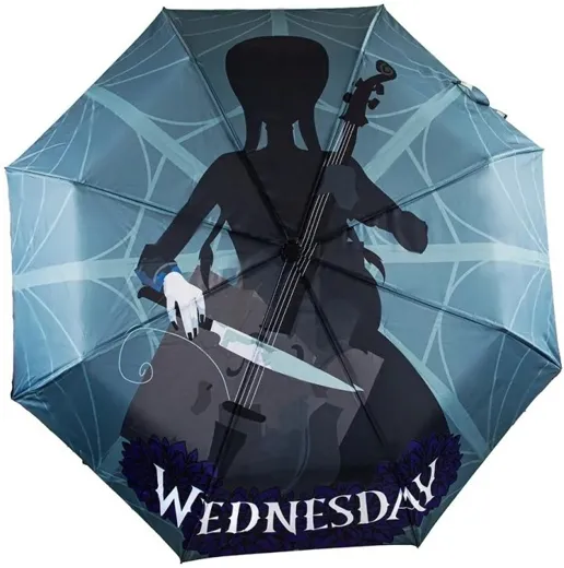 Wednesday: Wednesday mit Cello Schirm