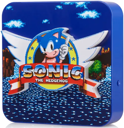 Officielle Sonic 3D Lampe de Bureau / Lampe Murale