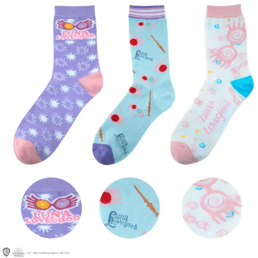 Harry Potter: Luna Lovegood Socken [3 Paare]
