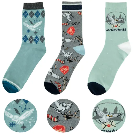Harry Potter: Hedwig Socken [3 Paare]