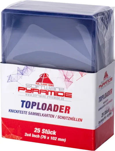 25er Toploader Clear Pack - Sammelkartenhüllen