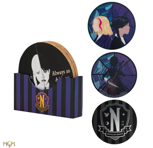 Mercredi : dessous-de-verre [4 piéces]