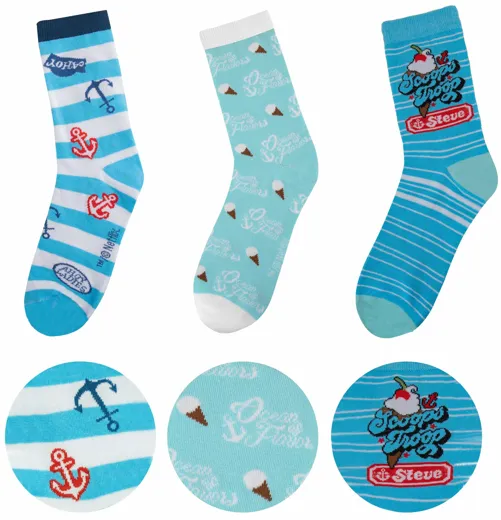 Stranger Things: Scoops Ahoy Socken [3 Paare]