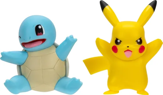 Pokémon: Battle Figure First Partner 2er Pack Schiggy Pikachu