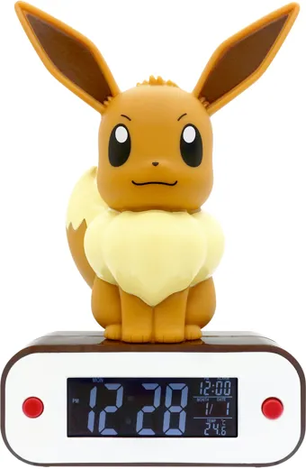 Pokémon - Digitaler Wecker Evoli [LED-Lampe]