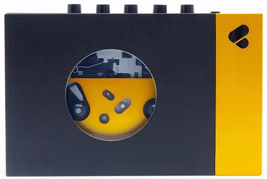 we are rewind Portable BT Cassette Player Amy - black/yellow