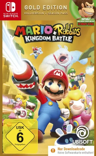 Mario + Rabbids Kingdom Battle - Gold Edition [NSW] [Code in a Box] (D)
