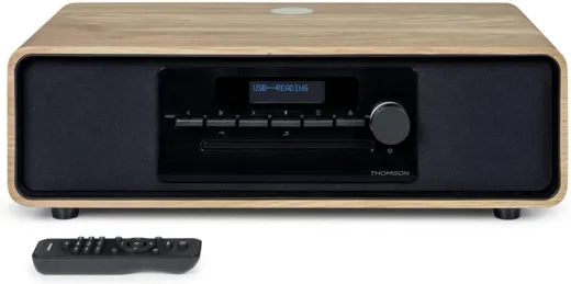 Thomson MIC300IDABBT - black/wood