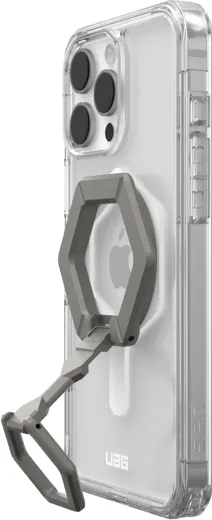 UAG Plyo Magsafe Case + Stand - iPhone 16 Pro Max - ice white/titanium