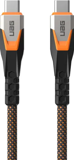 UAG SRGE 3.2 USB-C 20Gbps 240W Cable - 75cm - black/orange