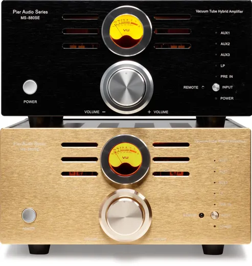 Pier Audio MS-880SE Hybrid Amplifier - black