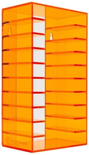 we are rewind Cassette Tape Rack - orange