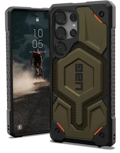 UAG Monarch Pro Case - Samsung Galaxy S25 Ultra - kevlar element green