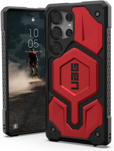 UAG Monarch Pro Case - Samsung Galaxy S25 Ultra - crimson