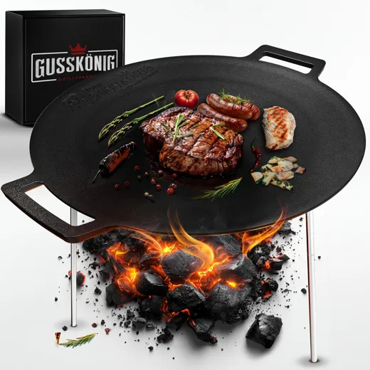 Gusskönig Gusseisen Feuerplatte [57cm]