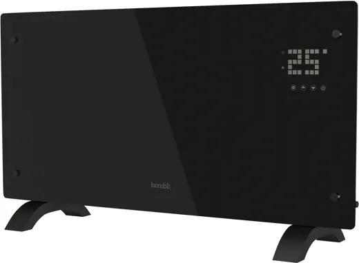 Hombli Smart Convection Heater 2000w -  Black Glass