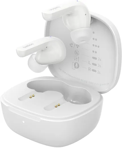 Belkin SoundForm Motion True Wireless Earbuds - white