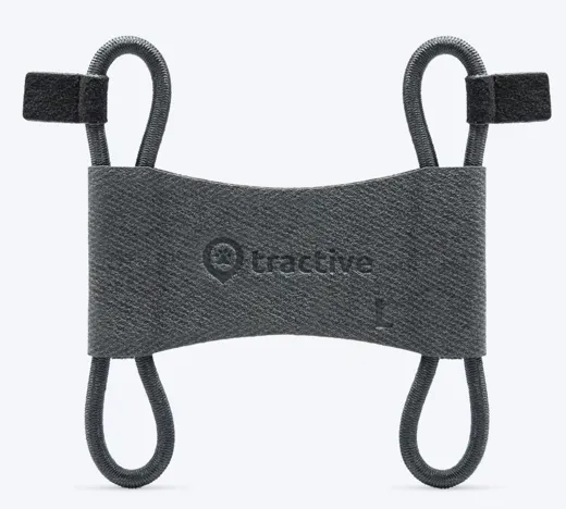 Tractive GPS DOG 6 - Fabric Clips L [2 Stk.] - black