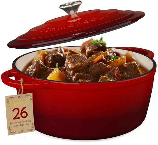 Schmorgold Gusseisen Schmortopf (4.7L)