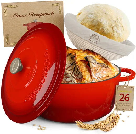 Schmorgold Gusseisen Brotbacktopf (4.7L)