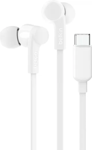 Belkin Rockstar USB-C In-Ear-Kopfhörer mit Kabel - white