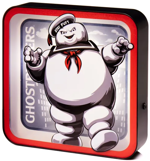 Offizielle Ghostbusters Stay Puft Plexiglas Tischlampe / Wandleuchte