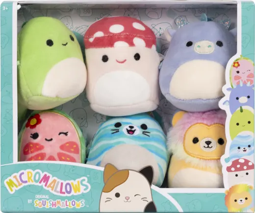 Squishmallows Micromallows 6er Pack Plüsch