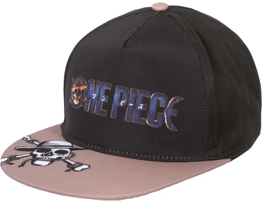 One Piece Netflix Kappe - schwarz
