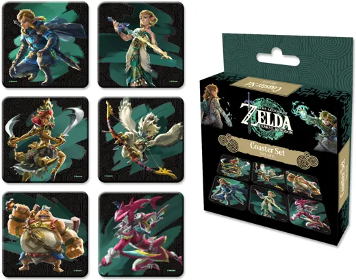 Zelda Tears of the Kingdom: Untersetzer [6 Stück]