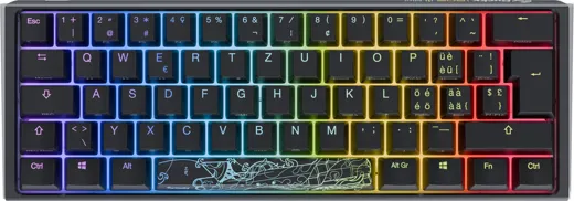 Ducky ONE 3 Mini Classic, MX-Cherry Red - black [CH-Layout]