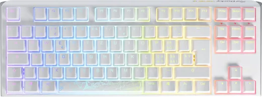 Ducky ONE 3 TKL Classic, MX-Cherry Red - pure white [CH-Layout]