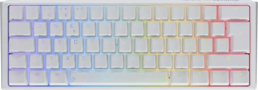 Ducky ONE 3 Mini Classic, MX-Cherry Red - pure white [CH-Layout]