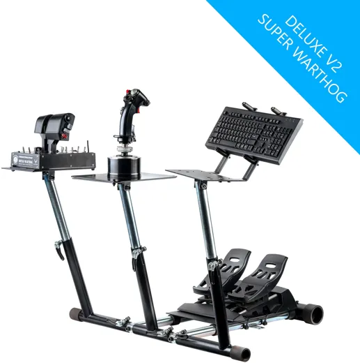 Wheel Stand Pro for Thrustmaster Hotas Warthog/Saitek X55/X52/X65 - Deluxe V2