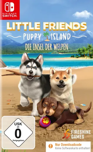 Little Friends: Puppy Island [NSW] [Code in a Box] (D)