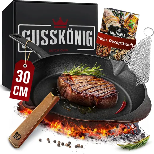 Gusskönig Gusseisen Bratpfanne [30cm]