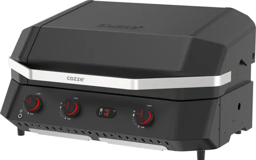 Cozze G-800 COMBO Plancha-Grill, Gas 50mbar - CH-Regler