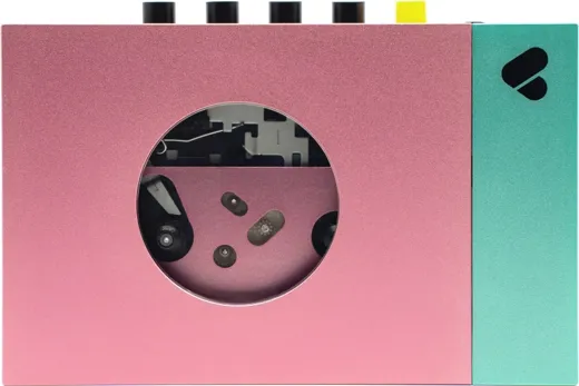 we are rewind Portable BT Cassette Player Edith - pink