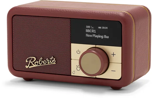 Roberts Revival Petite 2 DAB+ Radio - deep red